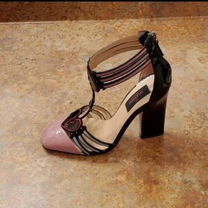 Valentino Garavani Pink and Black Heels